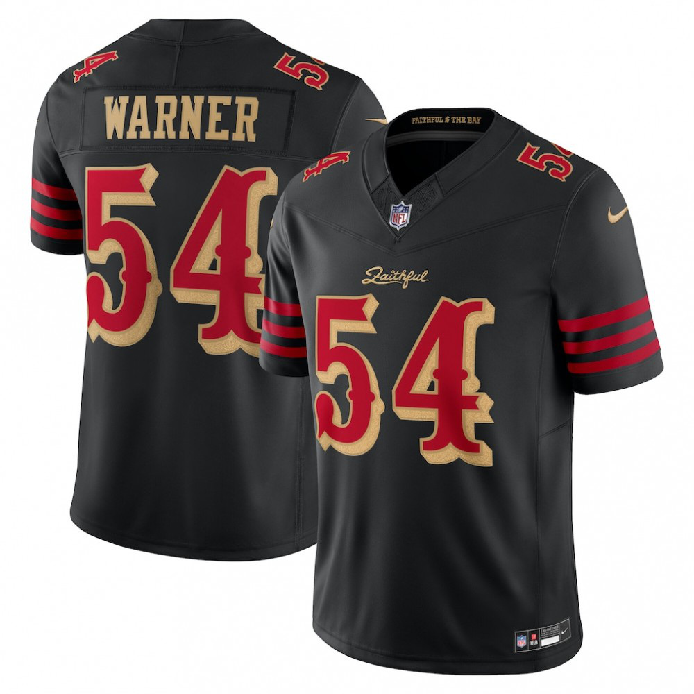 Fred Warner San Francisco 49ers Nike 2025 Rivalries Collection Limited Jersey - Black-GridironStore